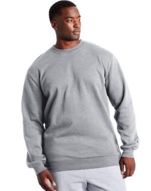 Champion Big & Höga Fleece Tröjor Herr Grå | 9406712-ZY