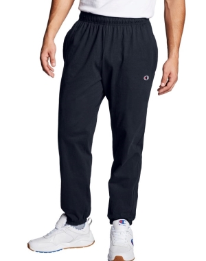 Champion Closed Bottom Jersey Byxor Herr Marinblå | 2680319-XZ