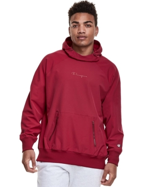 Champion Defender Series Hoodie Herr Mörkröda | 8109475-QH