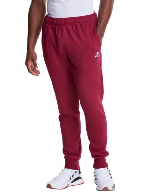 Champion Klassiska Fleece Sweatpants Herr Mörkröda | 8740156-GC