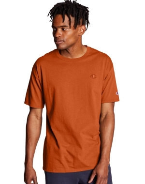 Champion Klassiska Jersey T-shirt Herr Orange | 7029361-FJ