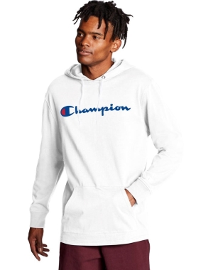 Champion Middleweight Hoodie Herr Vita | 8290147-LH