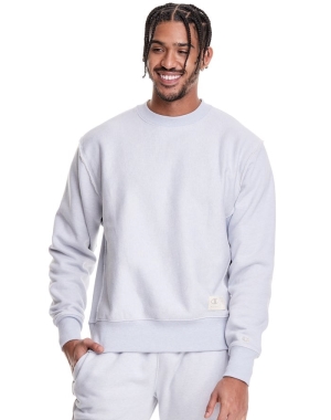 Champion Natural State Reverse Weave Crew Tröjor Herr Grå | 6748950-NT