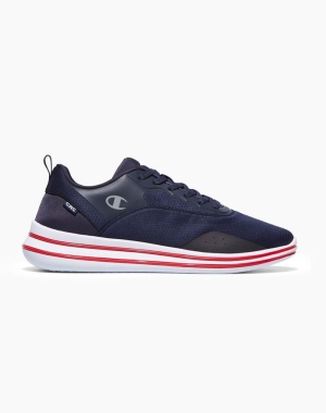 Champion Nyame Spets-Up Mesh Sneakers Herr Mörkblå | 1439280-KF