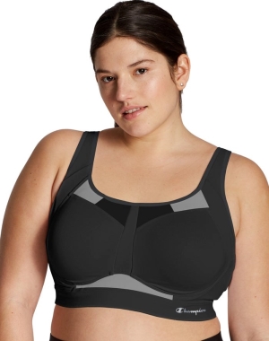 Champion Plus Motion Control Underwire Sport Bh Dam Svarta | 7062315-OB