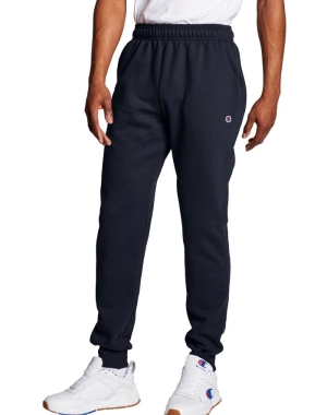 Champion Powerblend Fleece Sweatpants Herr Marinblå | 5621304-TM