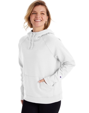 Champion Powerblend Hoodie Dam Vita | 8314695-KW