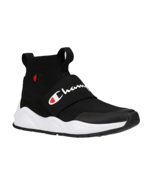 Champion Rally Pro Sneakers Dam Svarta Vita | 3740162-OB