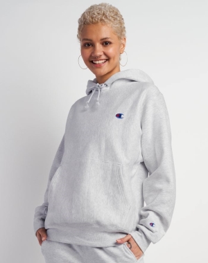 Champion Reverse Weave Boyfriend Jacka Dam Grå | 9186043-VS