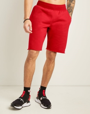 Champion Reverse Weave Cut-Off Shorts Herr Röda | 2753849-XD