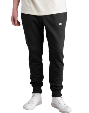 Champion Reverse Weave Sweatpants Herr Svarta | 8695417-DK