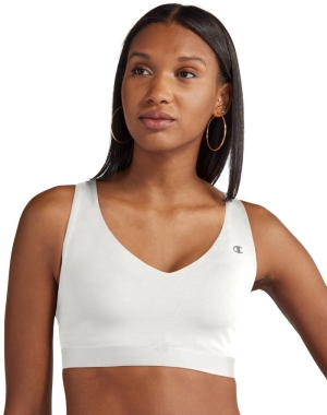 Champion The Absolute Shape V-Neck Sport Bh Dam Vita | 1394520-VD