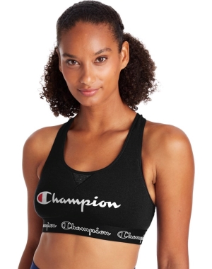 Champion The Authentic Script Logo Sport Bh Dam Svarta | 2081657-KJ