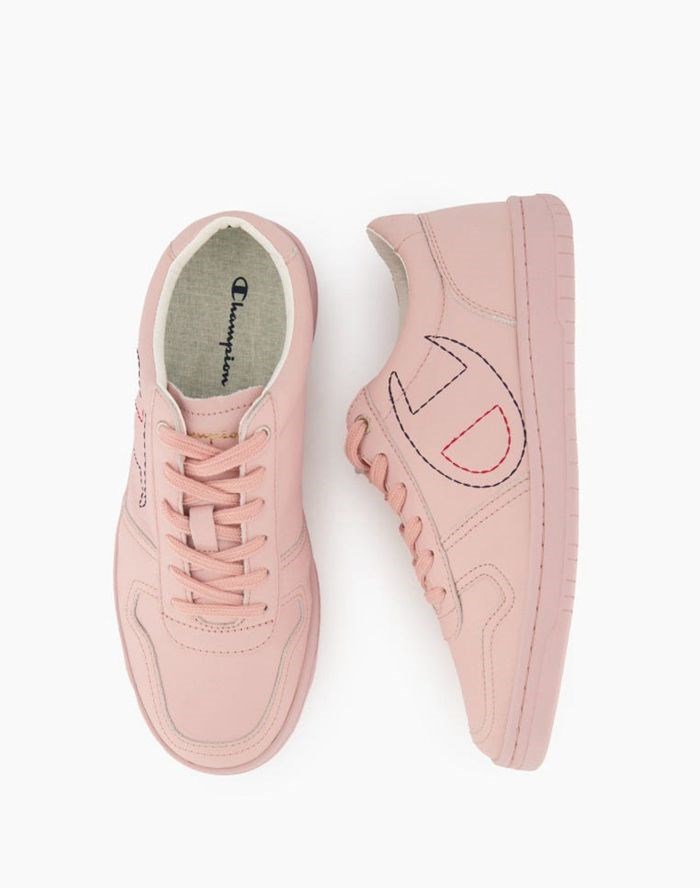 Champion 919 Low Logo Outline Sneakers Dam Rosa | 7219563-BF