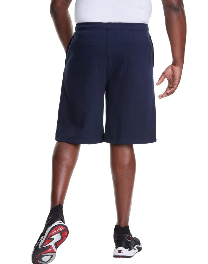 Champion Big & Höga Fleece 10 Inseam Shorts Herr Marinblå | 9802567-PY