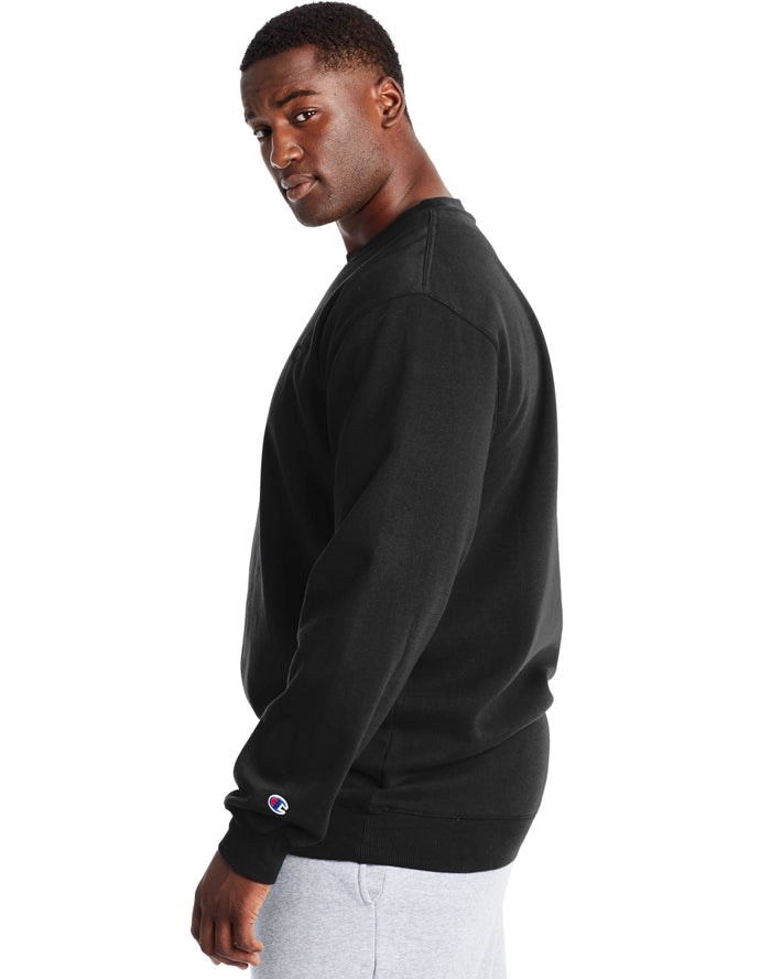 Champion Big & Höga Fleece Tröjor Herr Svarta | 8109675-CF