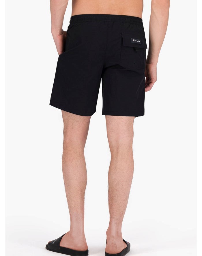 Champion Board Vertical Script Logo Shorts Herr Svarta | 9301542-SI