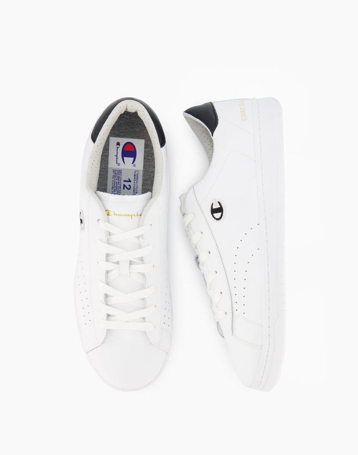 Champion Club Court Colour Back Tab Sneakers Herr Vita | 3670298-VK