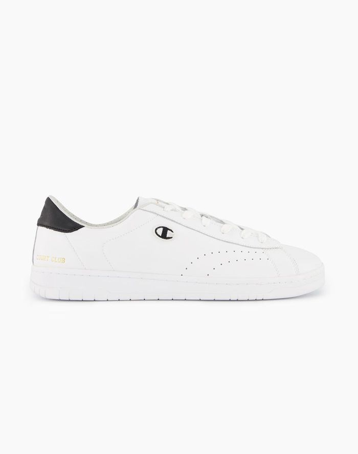 Champion Club Court Colour Back Tab Sneakers Herr Vita | 3670298-VK