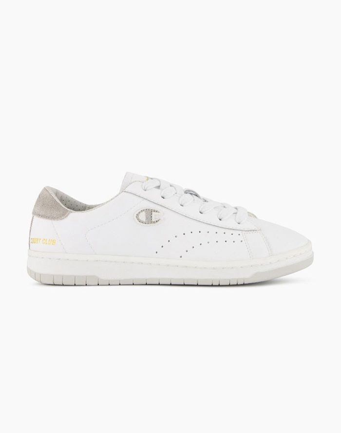 Champion Club Court Colour Back Tab Sneakers Dam Vita | 6072413-EN