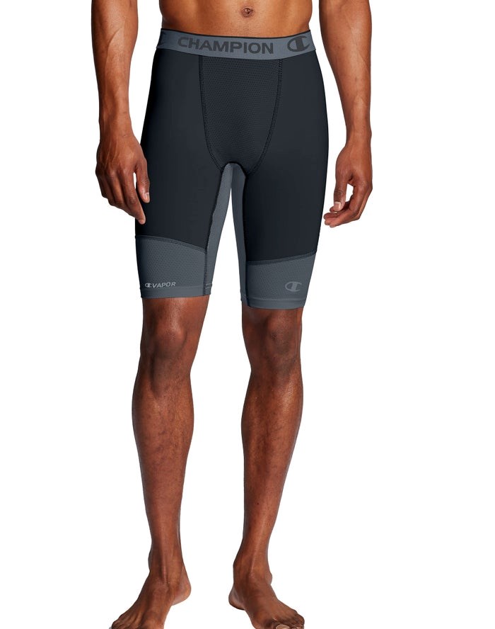 Champion Compression Shorts Herr Svarta Grå | 7369105-TG