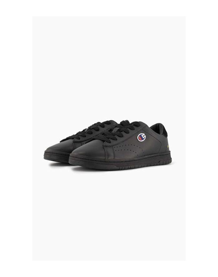 Champion Court Club Patch Logo Sneakers Herr Svarta | 4371092-RQ