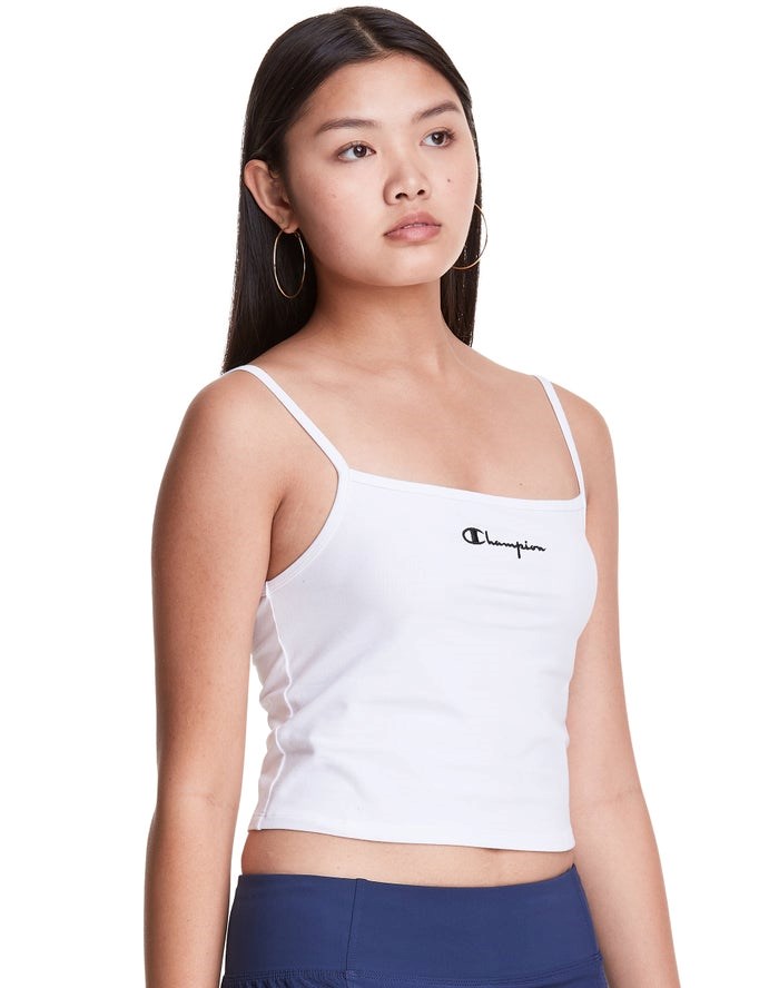 Champion Cropped Cami T-shirt Dam Vita | 6754392-KY