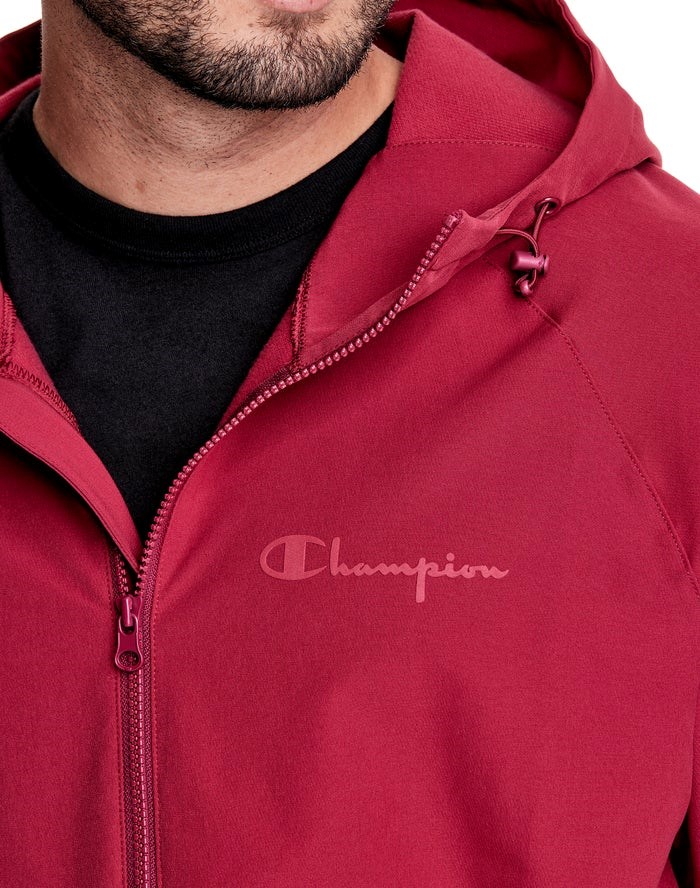 Champion Defender Series Full Zip Hoodie Herr Mörkröda | 0192836-MA