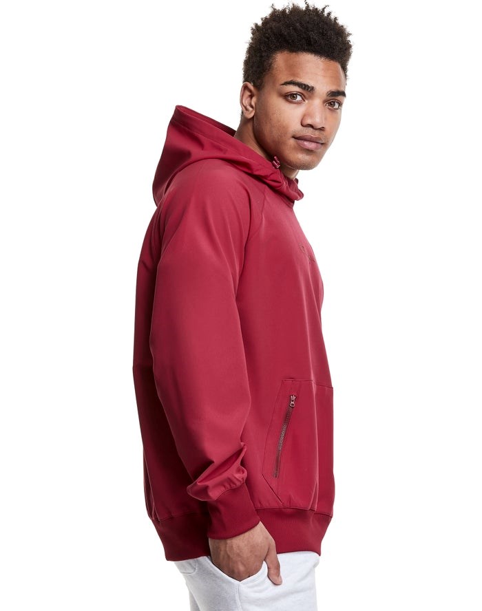 Champion Defender Series Hoodie Herr Mörkröda | 8109475-QH