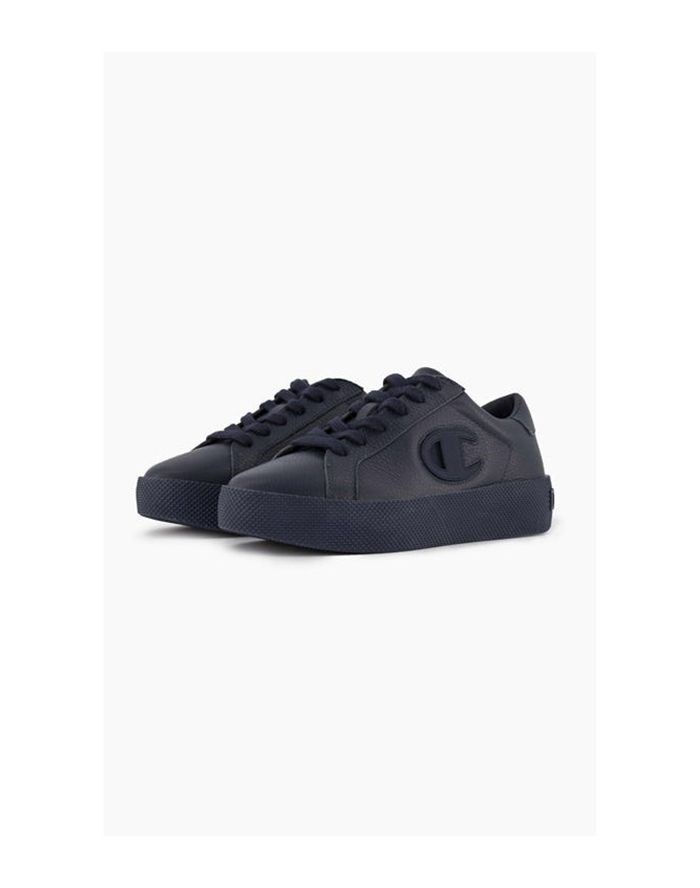 Champion ERA Läder Sneakers Dam Mörkblå | 3219568-AV