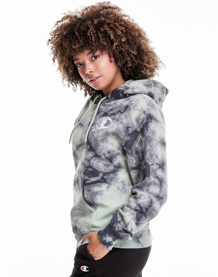 Champion Galaxy Dye Hoodie Dam Svarta Grå | 7486503-XQ