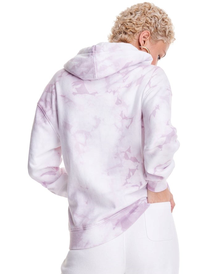 Champion Galaxy Dye Hoodie Dam Vita Rosa | 4078263-WR