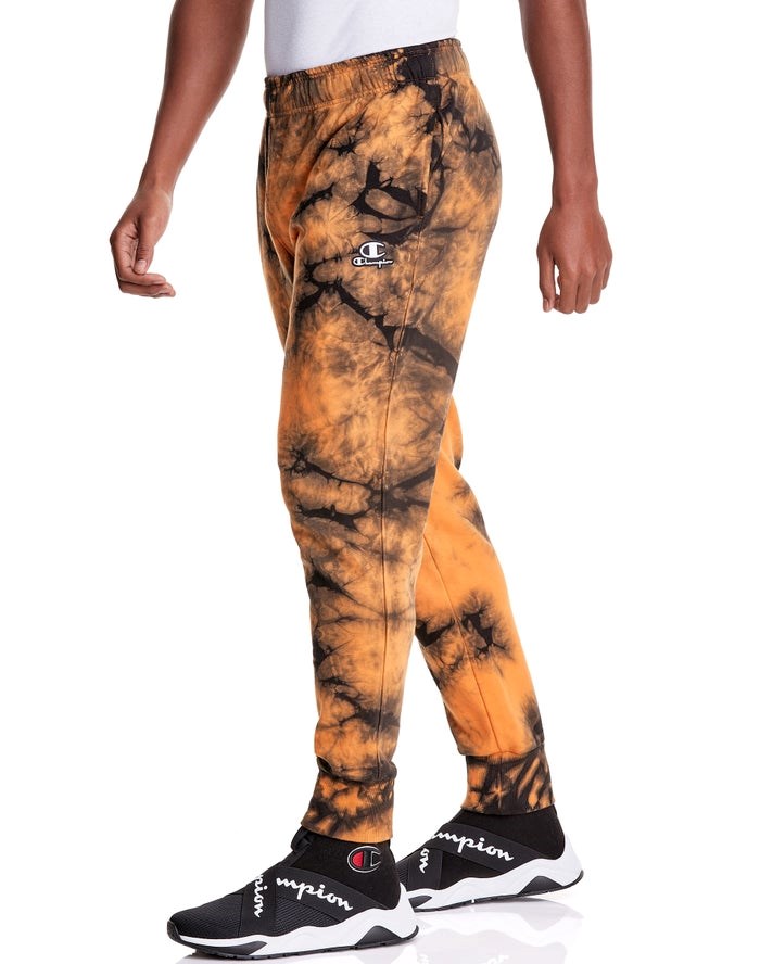 Champion Galaxy Dye Sweatpants Herr Orange Svarta | 6309281-CO