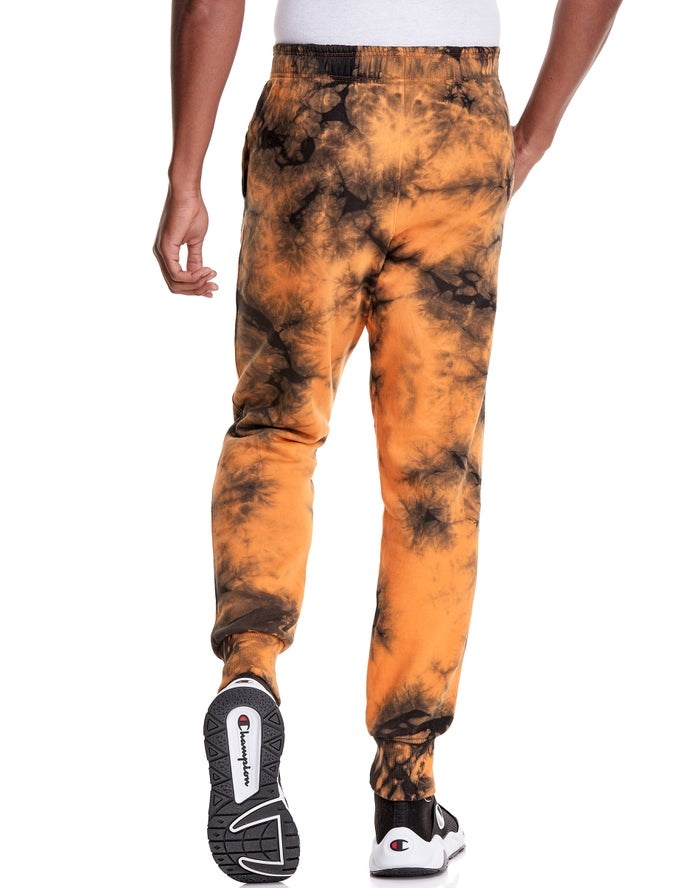 Champion Galaxy Dye Sweatpants Herr Orange Svarta | 6309281-CO