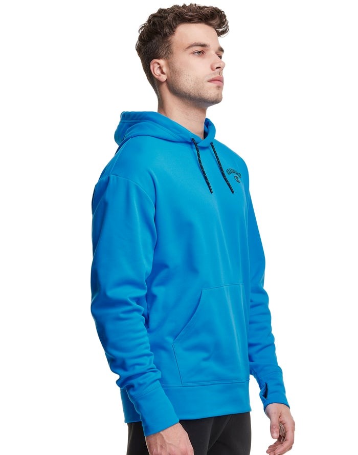 Champion Game Day Block Arch Logo Hoodie Herr Blå | 1365940-OA