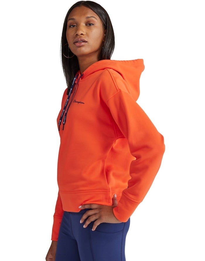 Champion Game Day Script Logo Hoodie Dam Orange | 5796428-FC