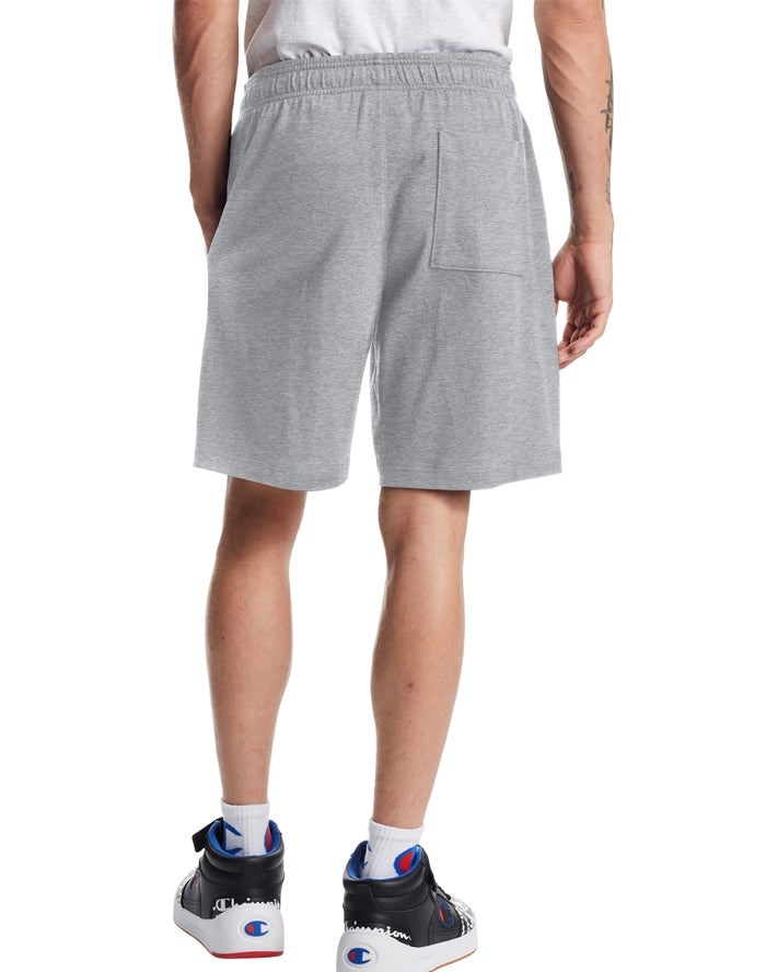 Champion Heavyweight Jersey Script Logo Shorts Herr Grå | 4927105-GU