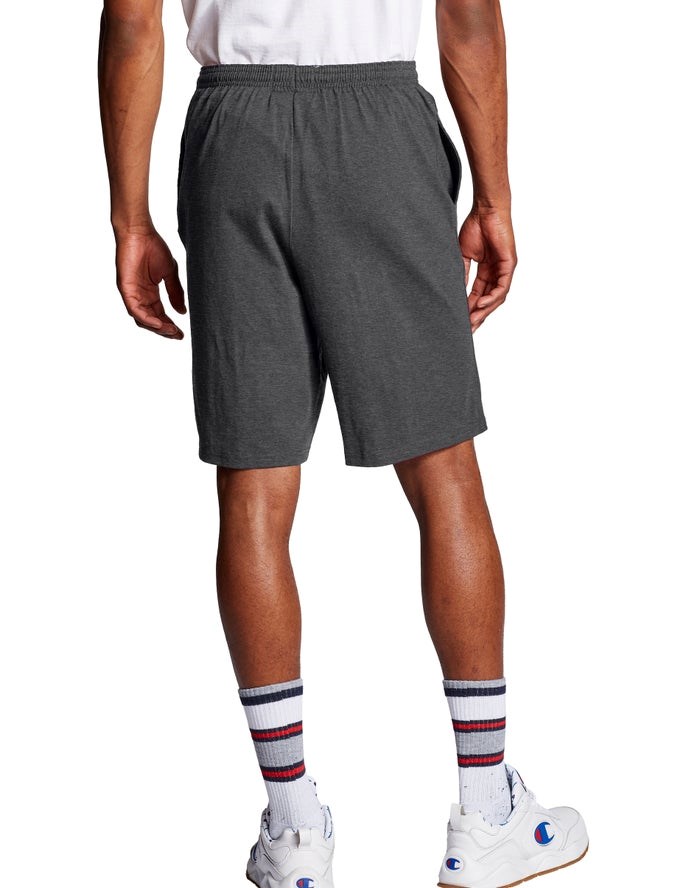 Champion Klassiska Bomull Jersey Shorts Herr Mörkgrå | 3925680-RY