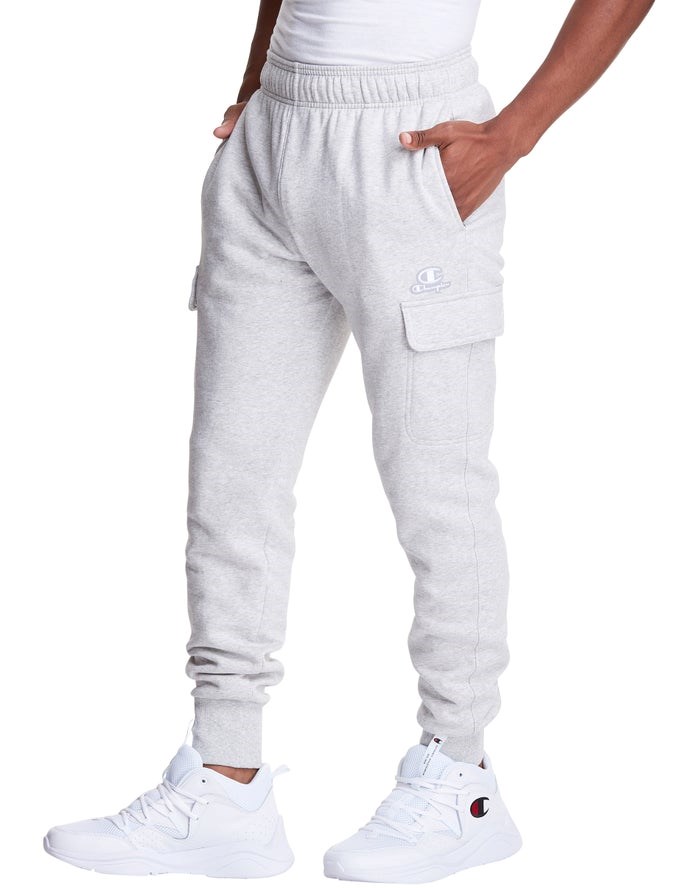 Champion Klassiska Fleece Cargo Sweatpants Herr Vita | 9247035-QE