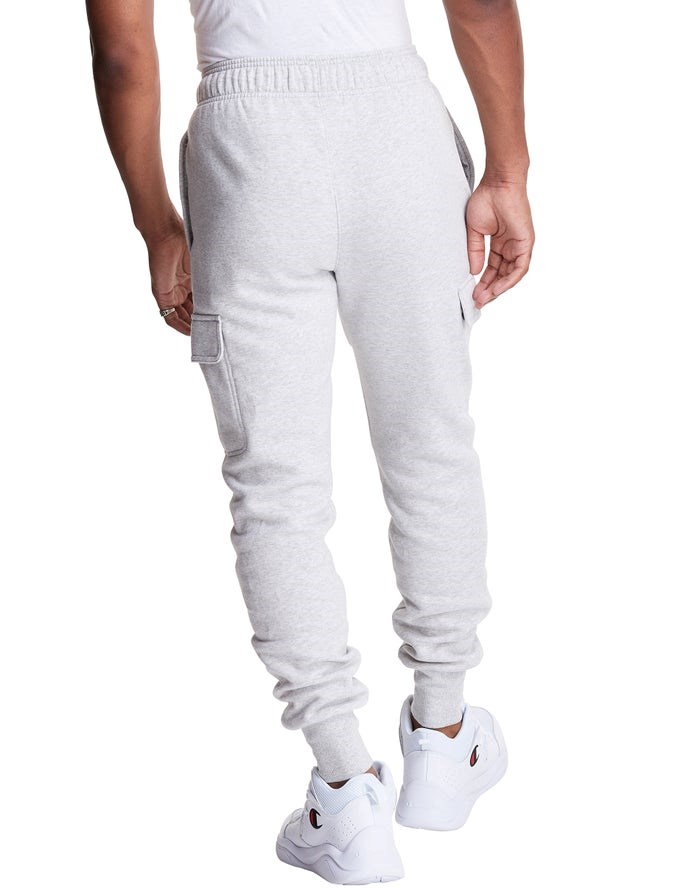 Champion Klassiska Fleece Cargo Sweatpants Herr Vita | 9247035-QE