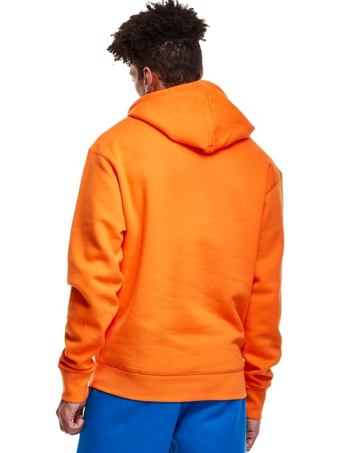 Champion Klassiska Fleece Embroidered Applique Logo Hoodie Herr Orange | 4237815-PU