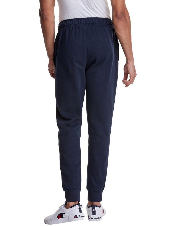 Champion Klassiska Fleece Sweatpants Herr Marinblå | 4529137-SF