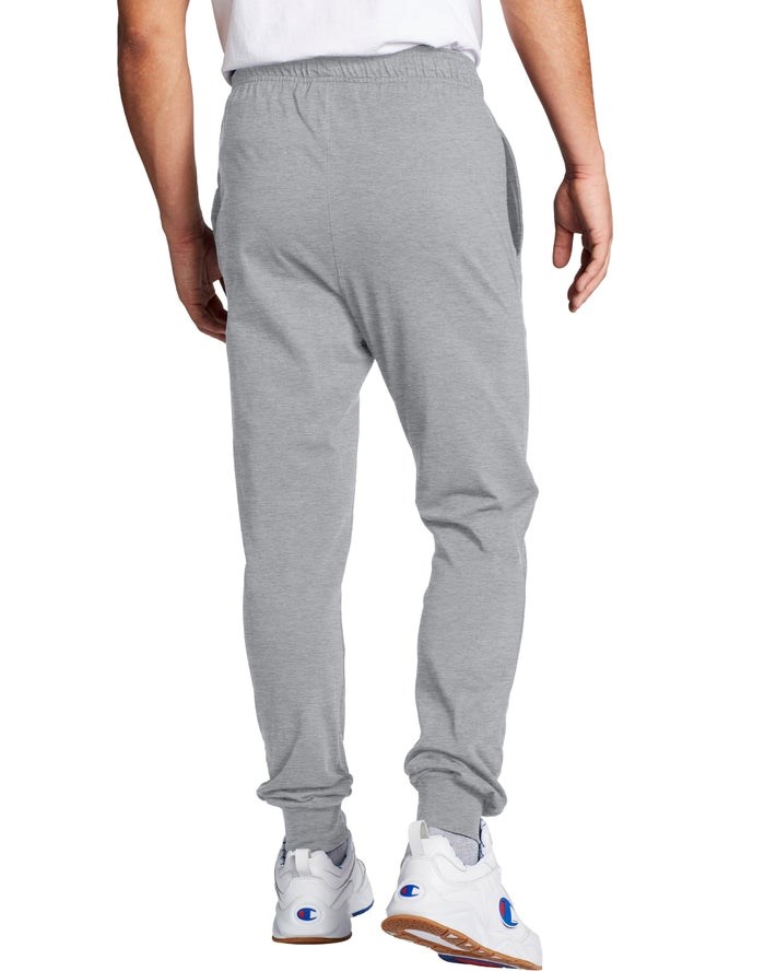 Champion Klassiska Jersey Script Logo Sweatpants Herr Grå | 2965178-KZ