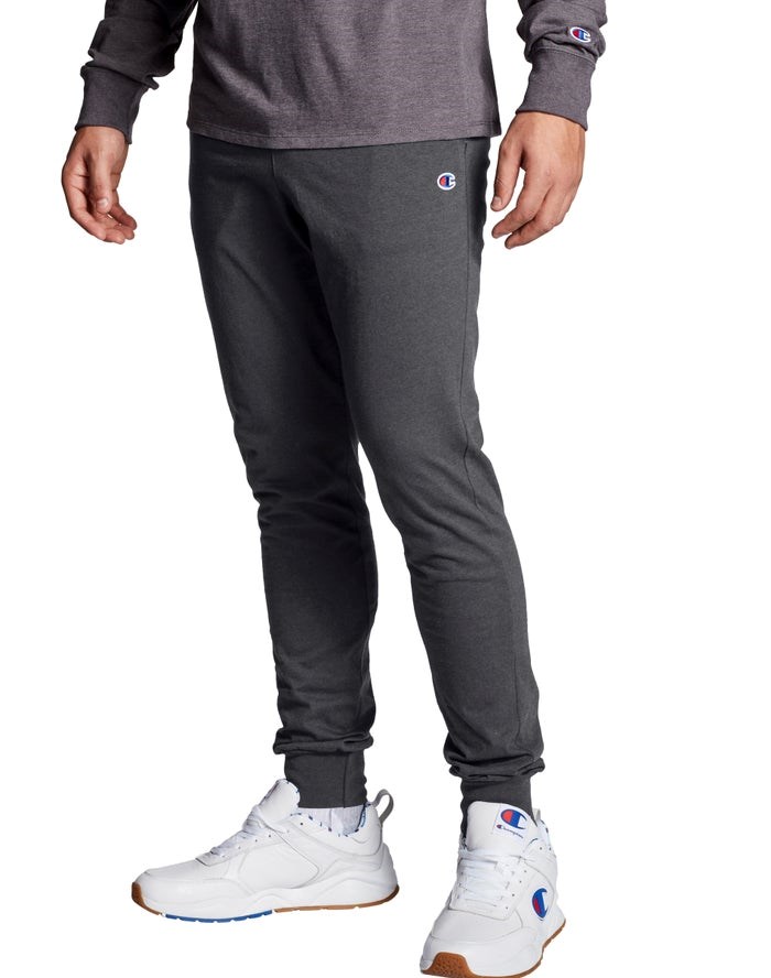 Champion Klassiska Jersey Sweatpants Herr Mörkgrå | 6790315-RX