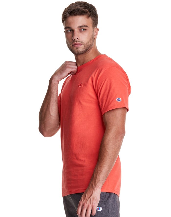 Champion Klassiska Jersey T-shirt Herr Orange | 4712685-GY