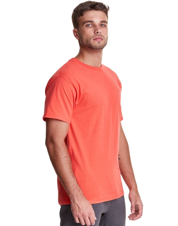 Champion Klassiska Jersey T-shirt Herr Orange | 4712685-GY