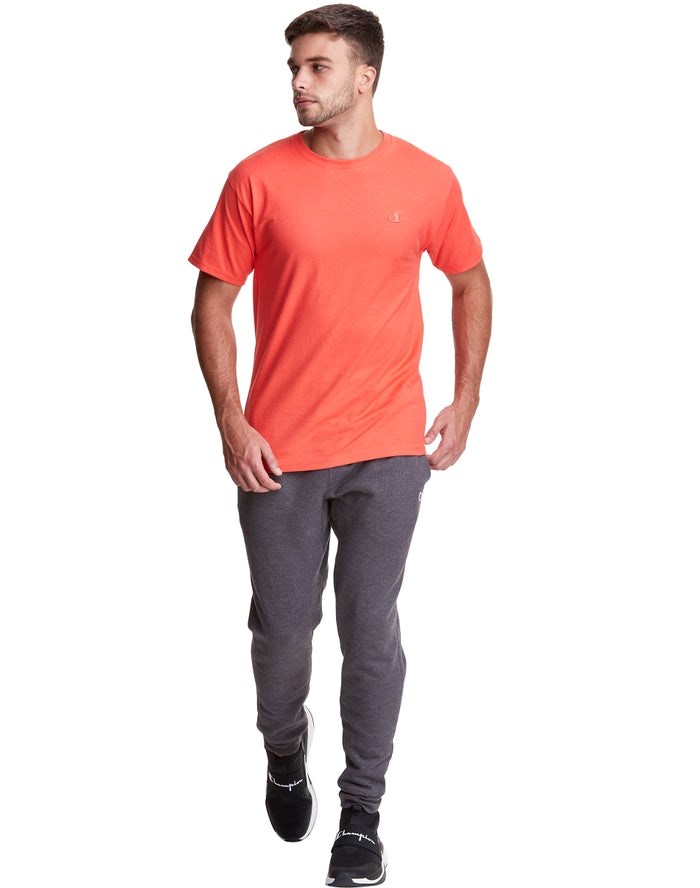 Champion Klassiska Jersey T-shirt Herr Orange | 4712685-GY