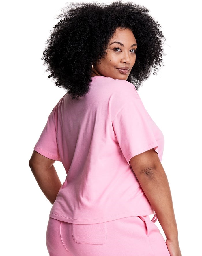 Champion Knc Beauty Plus Lätta Cropped Blast Dam Rosa | 8761420-PF