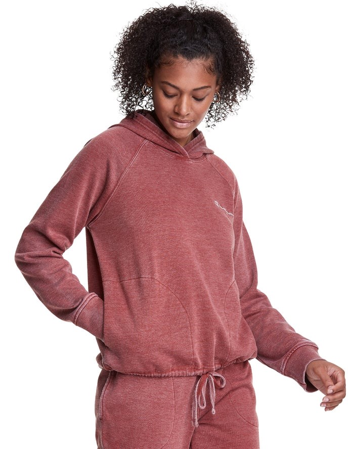 Champion Lounge Cinch Bottom Hoodie Dam Bruna | 6704531-JE