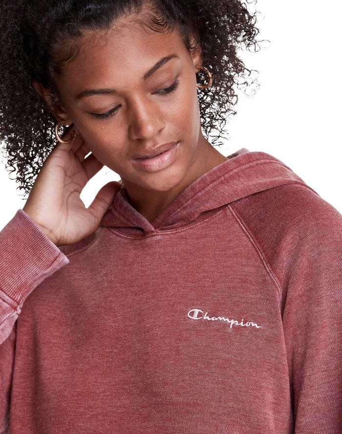 Champion Lounge Cinch Bottom Hoodie Dam Bruna | 6704531-JE